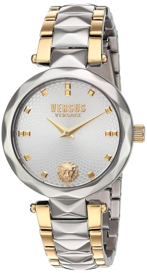 versace silver women watch|Versace versus watch for women.